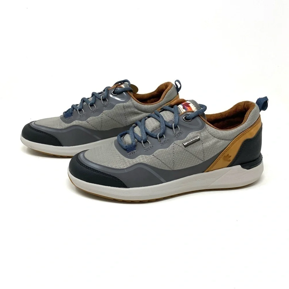 Women’s Cobb Hill Skylar M Lace Waterproof Sneakers – Grey XWIDE